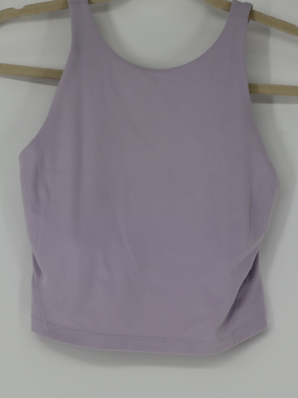 Lululemon Align High-Neck Tank Top Light Purple Lavender Size 4 Cropped Active